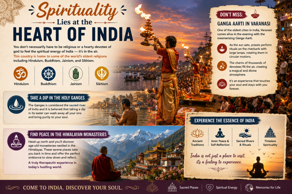 Spirituality Lies at the Heart of India 