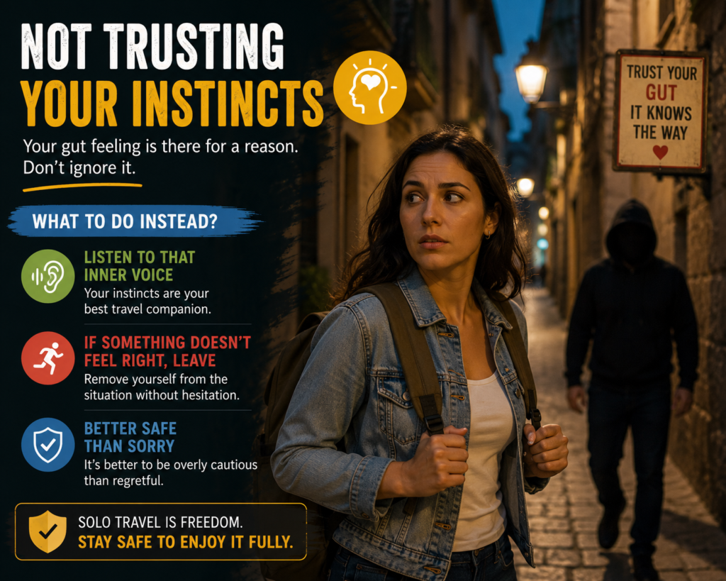 Not Trusting Your Instincts