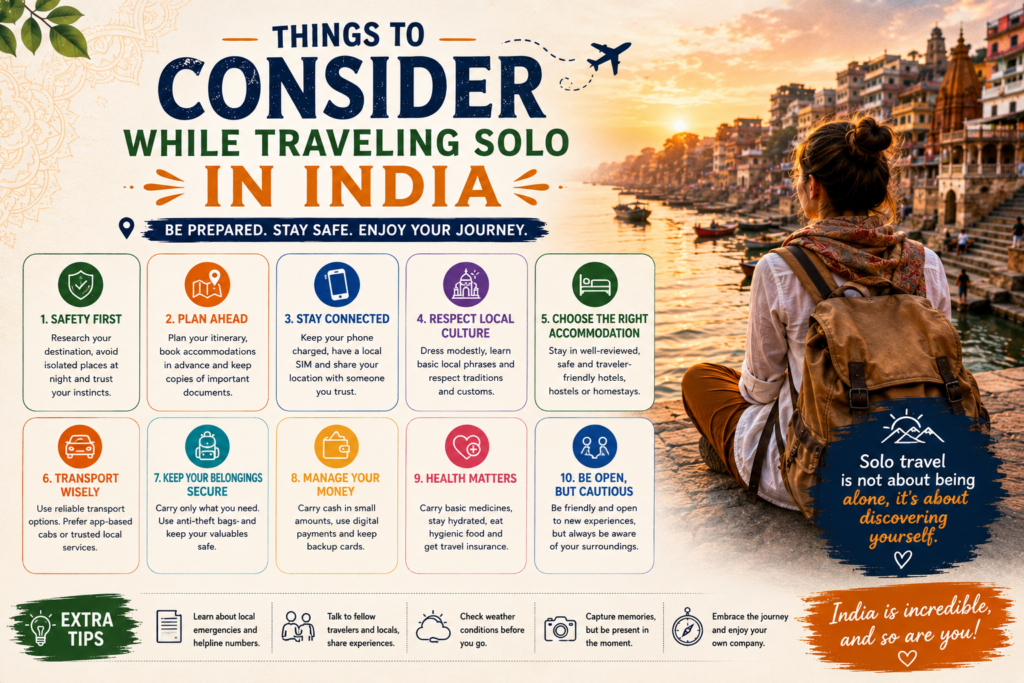 Things to Consider While Traveling Solo in India