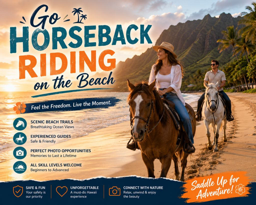 Go Horseback Riding on the Beach