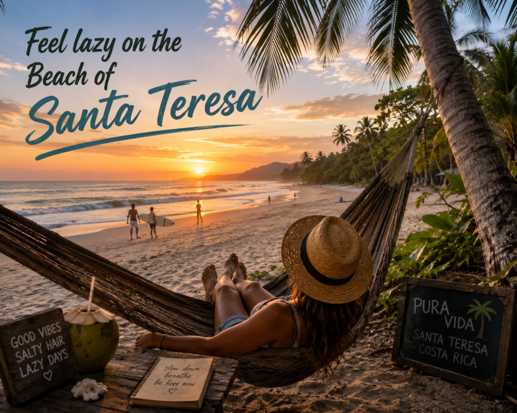 6. Feel lazy on the Beach of Santa Teresa