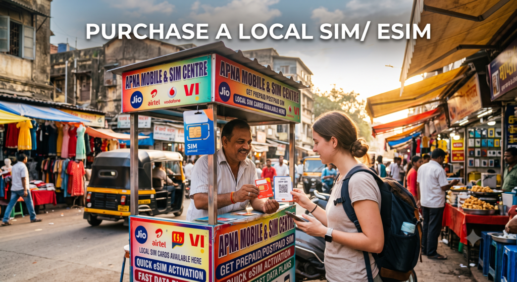 4. Purchase a local SIM/ eSIM