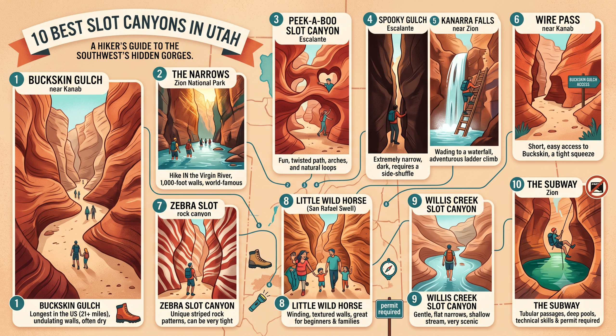 Slot Canyons In Utah