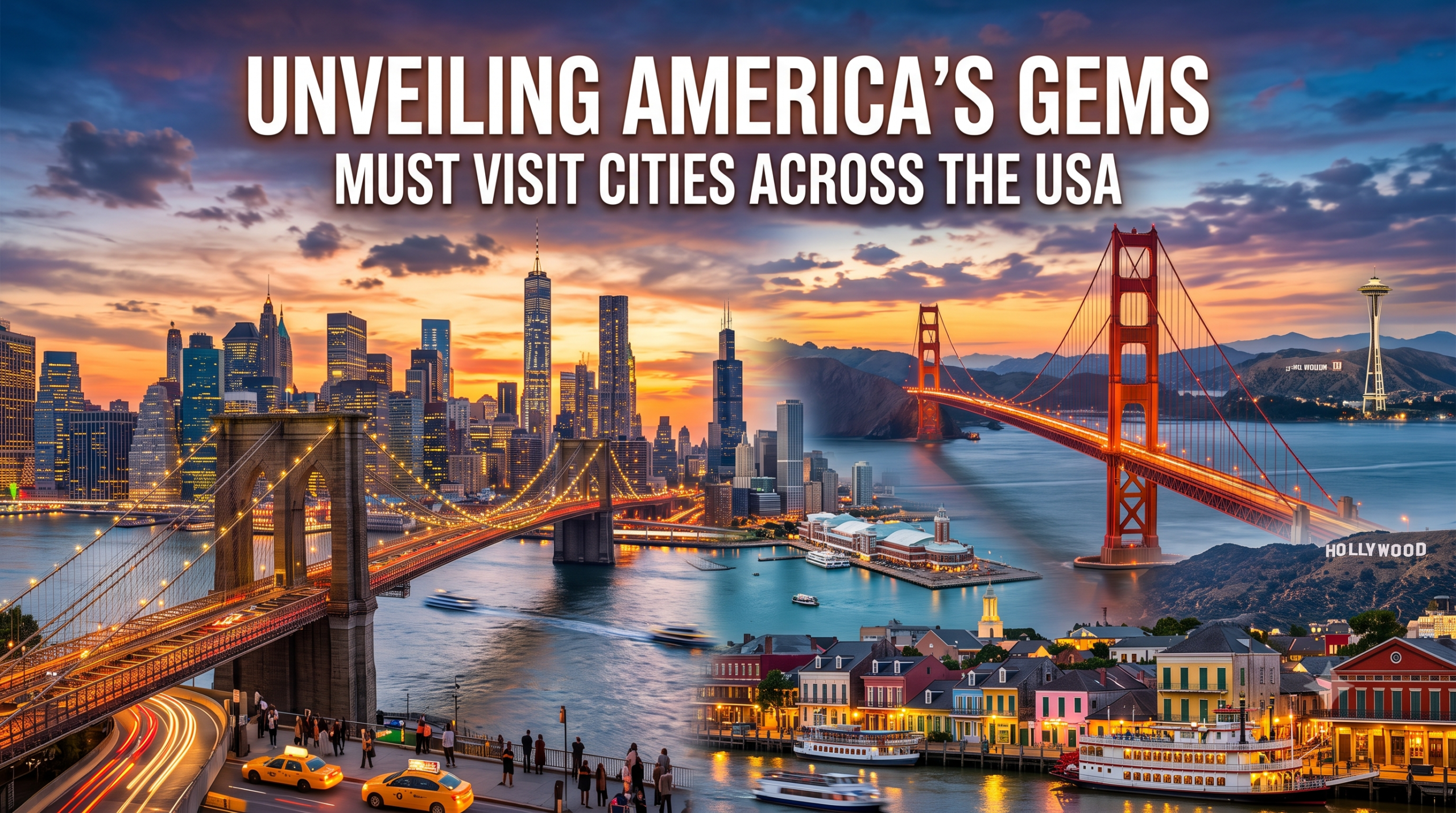 Unveiling America's Gems - Must Visit Cities Across the USA