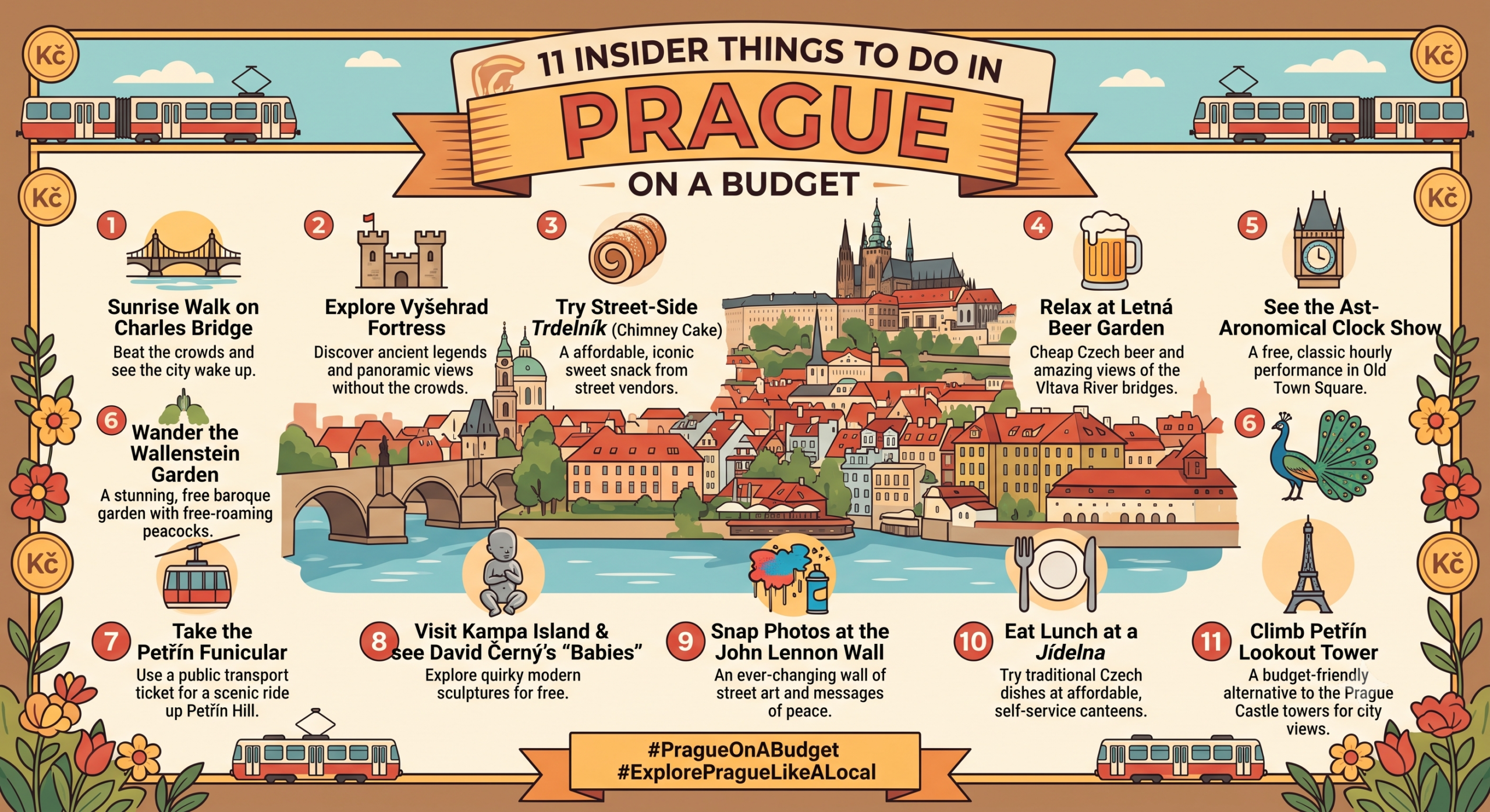 11 Items in Prague Budget